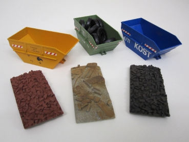 Container lackiert mit Beladung