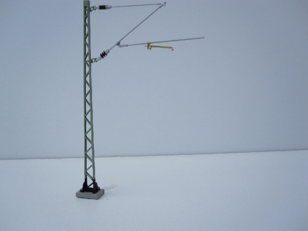 Streckenmast Drg lackiert