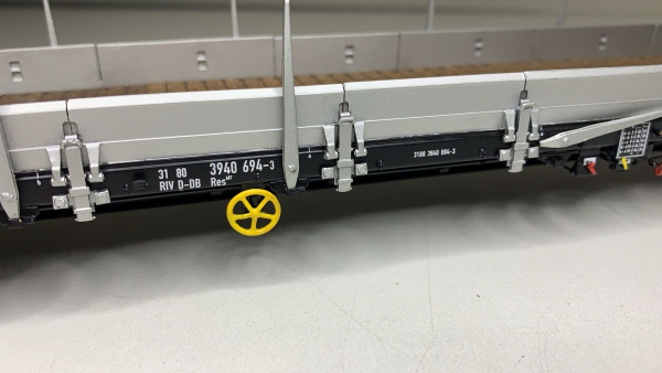 Res DB Spur 0 Maßstab 1:43,5 mit Alubordwand