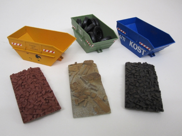 Container lackiert mit Beladung